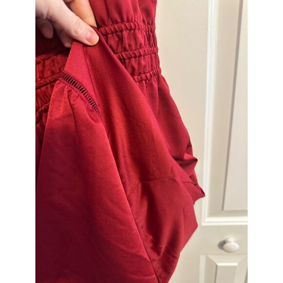 Lost‎ + Wander Fleur Halter Maxi Dress in burgundy XL - Picture 4 of 8
